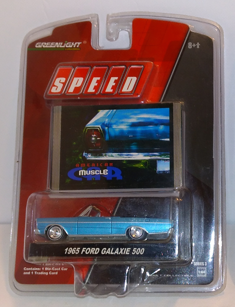 Greenlight SPEED blue 1965 Ford Galaxie 500