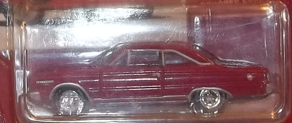 Johnny Lightning Mopar Muscle 1967 red Plymouth GTX CLOSEUP