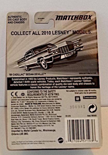 The back of the hanger card has more information about Lesney Models, and their history