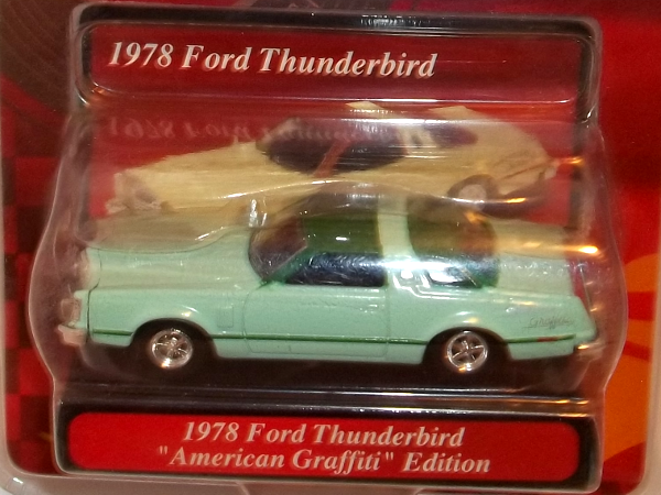 American Graffiti by Motormax - light green 1978 Ford Thunderbird - CLOSEUP