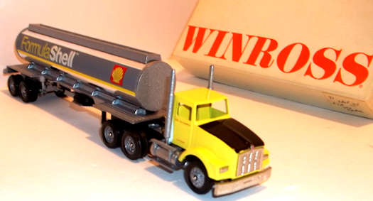 WinRoss Formula Shell 93 tanker truck cab front and  right-side view