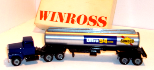 WinRoss Sunco Ultra 94 Octane Tanker truck driver's side - with more tanker in view