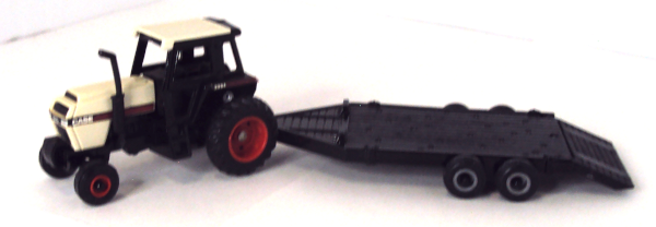 2294 Case Tractor with black farm implement trailer (left-side)