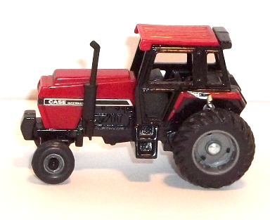 2594 Red Case International Tractor (with messy label over rear tires) DISCOUNT-2