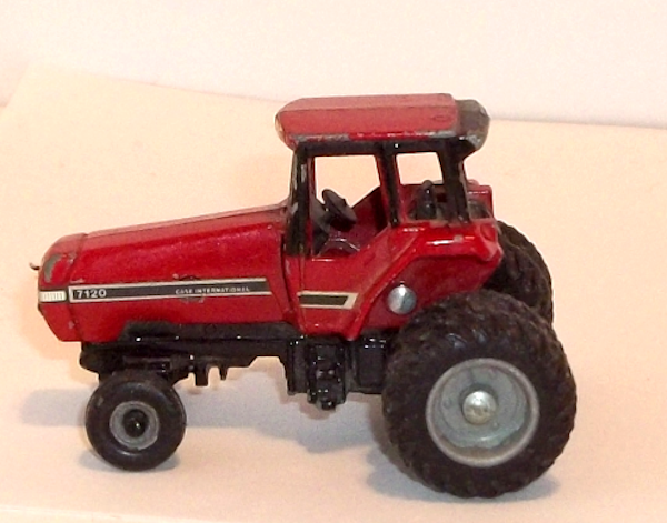 7120 Red Case International Tractor - Which PLAYED HARD (left side view)