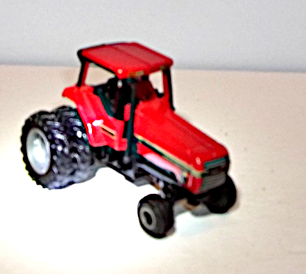 7150 Red Case International Tractor with double rear tires (right side view)