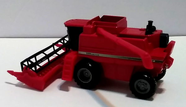 Case IH 2366 Axial Flow Combine with grain header (left side view)