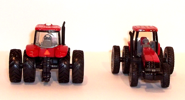 MX270 red Case IH Magnum Tractors with amazing wheels (rear&front views)