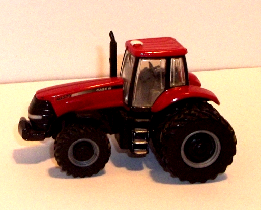 MX275 red Case IH Magnum Tractor 4WD with Dual rear wheels (left side view)