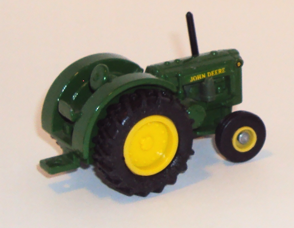 100th Anniversary 1953 model D - John Deere tractor - 2 inch long (rear-right-view)