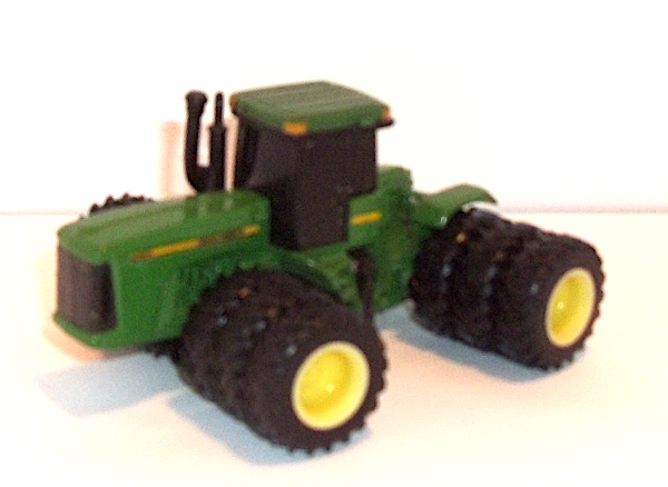 9400 John Deere 4WD Tractor tinted cab windows (front view)