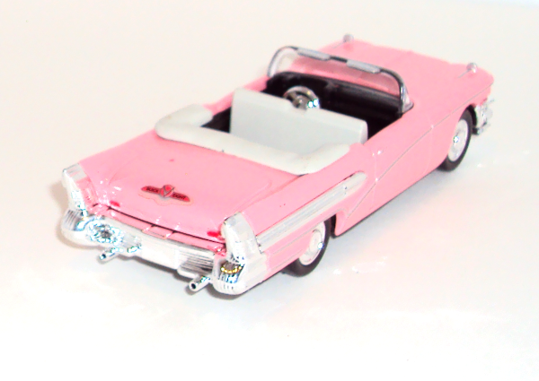 1958 Pink Buick Century convertible - City Cruiser - (from above/rear)