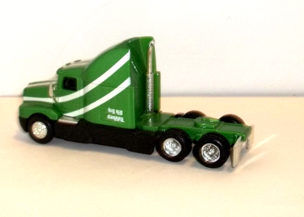 Big Rig Darrell 1/64 scale Kenworth T600B Replica in greeen with white stripes