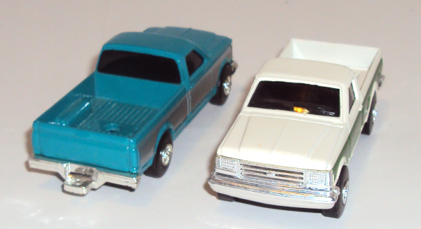 two 1990 Ford Pickups F250s (parallel view 2)