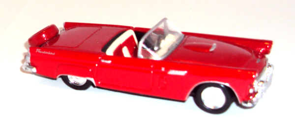 bright red Ford 1956 Thunderbird - right side